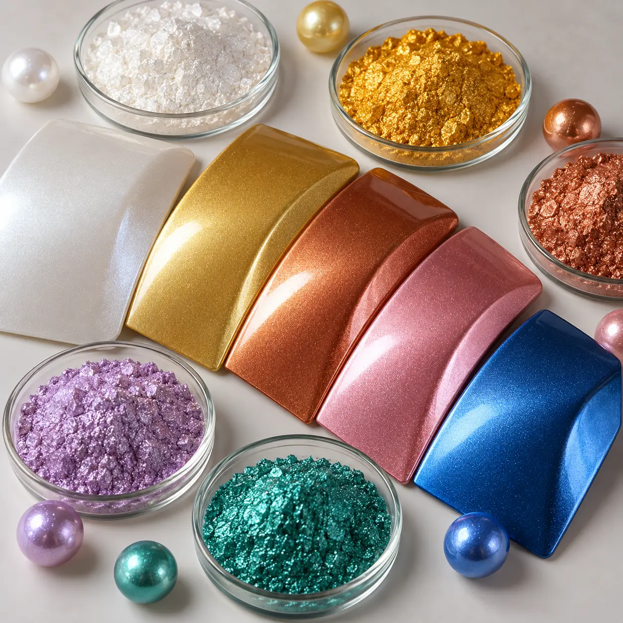Sedef Pigment Nedir? İnci Efektli ve Metalik Görünüm Nasıl Elde Edilir? | Tüver Pigment Resmi