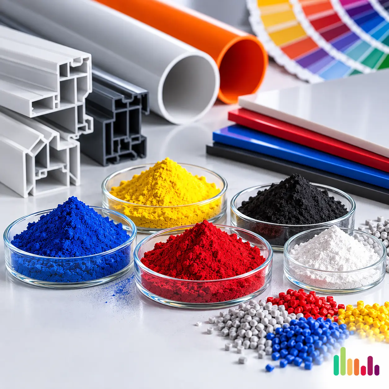 PVC Üretiminde Pigment Seçimi: Isı Dayanımı, Dispersiyon ve Renk Stabilitesi | Tüver Pigment