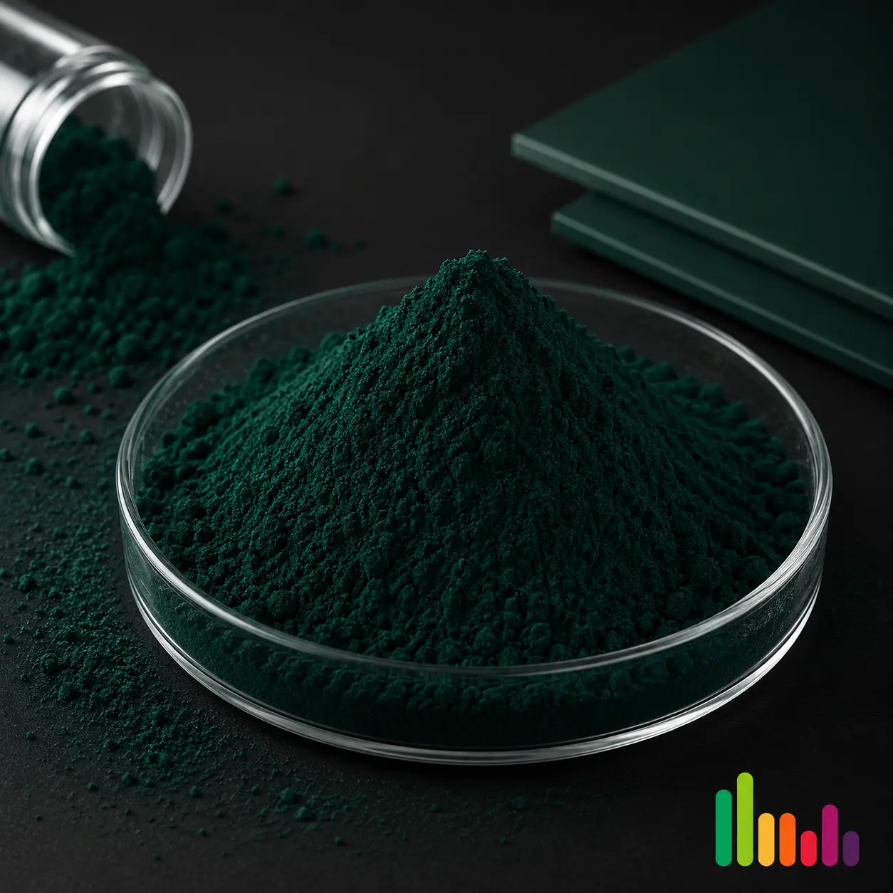 Pigment Yeşil 7 (PG7) Nedir? Teknik Özellikleri, Kullanım Alanları ve Avantajları | Tüver Pigment Resmi
